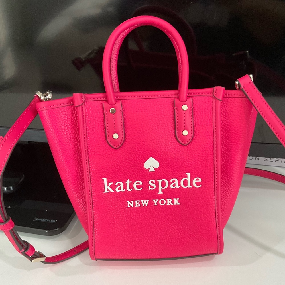 Kate Space Micro Neon Pink Shoulder Bag